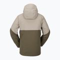 Men's Volcom L Ins Gore-Tex braun und beige Snowboard Jacke G0452302 5
