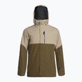 Men's Volcom L Ins Gore-Tex braun und beige Snowboard Jacke G0452302