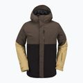 Herren Snowboardjacke Volcom L Ins Gore-Tex braun