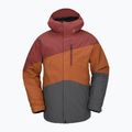 Men's Volcom Primry Ins Snowboard Jacke Karamell 4