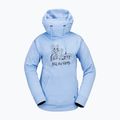 Damen Snowboard Sweatshirt Volcom Riding Hydro P/O kristallblau 5