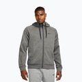 Herren-Trainingsjacke Nike Therma Fit Full-Zip charcoal heather/dark smoke grey/black
