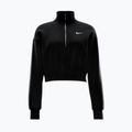 Damen-Sweatshirt Nike Sportswear Phoenix Fleece 1/2 Zip Cropped black/sail 3