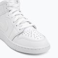 Buty  Nike Jordan 1 Mid white/white/white 7
