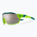 Sonnenbrille Nike Show X Rush matte volt/chrome mirror
