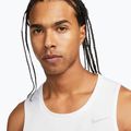 Herren Nike Dri-Fit Miler weißes Laufshirt 4