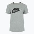 Damen Nike Sportswear Club Essentials Logo dunkelgrau heather/schwarz T-shirt 5
