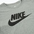 Damen Nike Sportswear Club Essentials Logo dunkelgrau heather/schwarz T-shirt 7