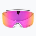 Skibrille Damen Giro Ella white lx stripe/pink/infrared 2