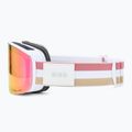 Skibrille Damen Giro Ella white lx stripe/pink/infrared 4