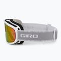 Skibrille Damen Giro Moxie white & grey chute/ amber pink/ yellow 5
