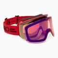 Giro Axis Skibrille glacier red stacked/vivid copper/vivid infrared