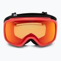 Kinder-Skibrille Giro Buster Jr black blocks/amber scarlet 2