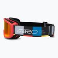 Kinder-Skibrille Giro Buster Jr black blocks/amber scarlet 4