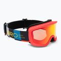 Kinder-Skibrille Giro Chico 2.0 Jr black blocks/amber scarlet