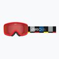 Kinder-Skibrille Giro Chico 2.0 Jr black blocks/amber scarlet 5