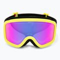 Kinder-Skibrille Giro Chico 2.0 Jr Yellow flowers/amber pink 2