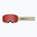 Skibrille Giro Cruz stone stacked/amber scarlet 5