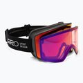 Skibrille Giro Method black stacked/vivid ember/vivid infrared