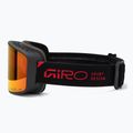 Skibrille Giro Method black/red stacked/vivid ember/vivid infrared 5