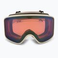 Skibrille Giro Method stone stacked/vivid petrol/vivid infrared 3