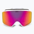 Skibrille Giro Method white stacked/vivid pink/vivid infrared 3