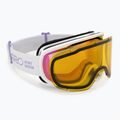 Damen-Skibrille Giro Moxie mauve stacked/amber pink/yellow