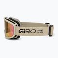 Damen-Skibrille Giro Moxie stone stacked/amber pink/yellow 5