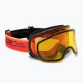 Skibrille Giro Roam red/black faded/amber scarlet/yellow