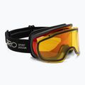 Skibrille Giro Roam black stone stacked/amber scarlet/yellow