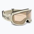 Skibrille Giro Roam stone stacked/amber gold/yellow 2