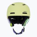 Kinder-Skihelm Giro Crue matte fluorescent green 2