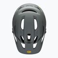 Fahrradhelm Bell 4Forty glänzend grau/gelb 4