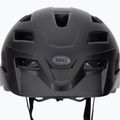 Bell Sidetrack Kinderfahrradhelm wellenförmige Karos/Mattschwarz 7