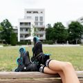 Inline-Skates Herren K2 Trio LT 1 schwarz-orange 3H6/11/85 9