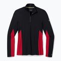 Herren Thermoaktivshirt Smartwool Merino Sport 1/4 Zip black/rythmic red 4