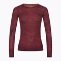 Damen Smartwool Intraknit Merino 200 Crew Thermo-T-Shirt kastanienbraun 19284