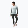 Damen-Thermoaktivshirt Smartwool Intraknit Thermal Merino Base Layer Pattern Crew aqua 2