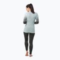 Damen-Thermoaktivshirt Smartwool Intraknit Thermal Merino Base Layer Pattern Crew aqua 3