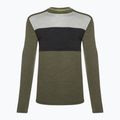 Herren Smartwool Classic Thermal Merino Base Layer Colorblock Crew Boxed Grünes T-Shirt 16354