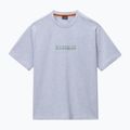 Herren T-Shirt Napapijri S-Box Logo light grey melange 4