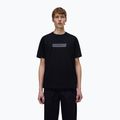 Herren T-Shirt Napapijri S-Box Logo black beauty