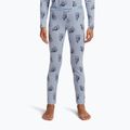 Thermohose für Kinder icebreaker Merino 200 Oasis Bear Tour zinc blue/aop 3