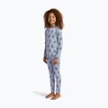 Thermohose für Kinder icebreaker Merino 200 Oasis Bear Tour zinc blue/aop 4