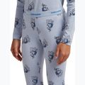 Thermohose für Kinder icebreaker Merino 200 Oasis Bear Tour zinc blue/aop 6