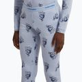 Thermohose für Kinder icebreaker Merino 200 Oasis Bear Tour zinc blue/aop 10