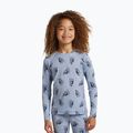 Kinder Funktionssweatshirt Icebreaker Merino 200 Oasis Crewe Bear Tour Zinc Blue/Aop 4