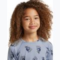 Kinder Funktionssweatshirt Icebreaker Merino 200 Oasis Crewe Bear Tour Zinc Blue/Aop 7