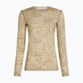 Damen-Longsleeve icebreaker Merino 200 Oasis Crewe Moss Bloom cumin/undyed/aop 7