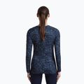 Damen-Longsleeve icebreaker Merino 200 Oasis Crewe Moss Bloom navy/dawn/aop 3